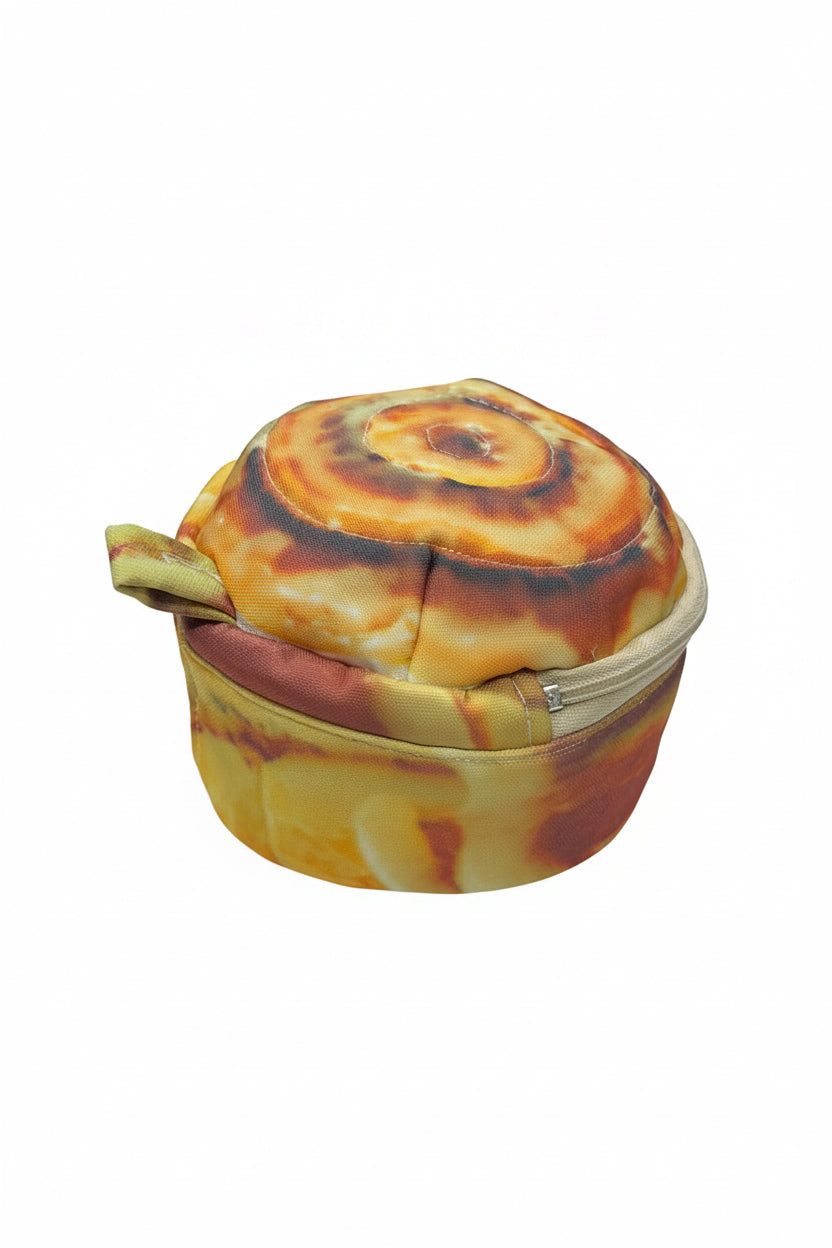 Cinnamon roll small trinket bag