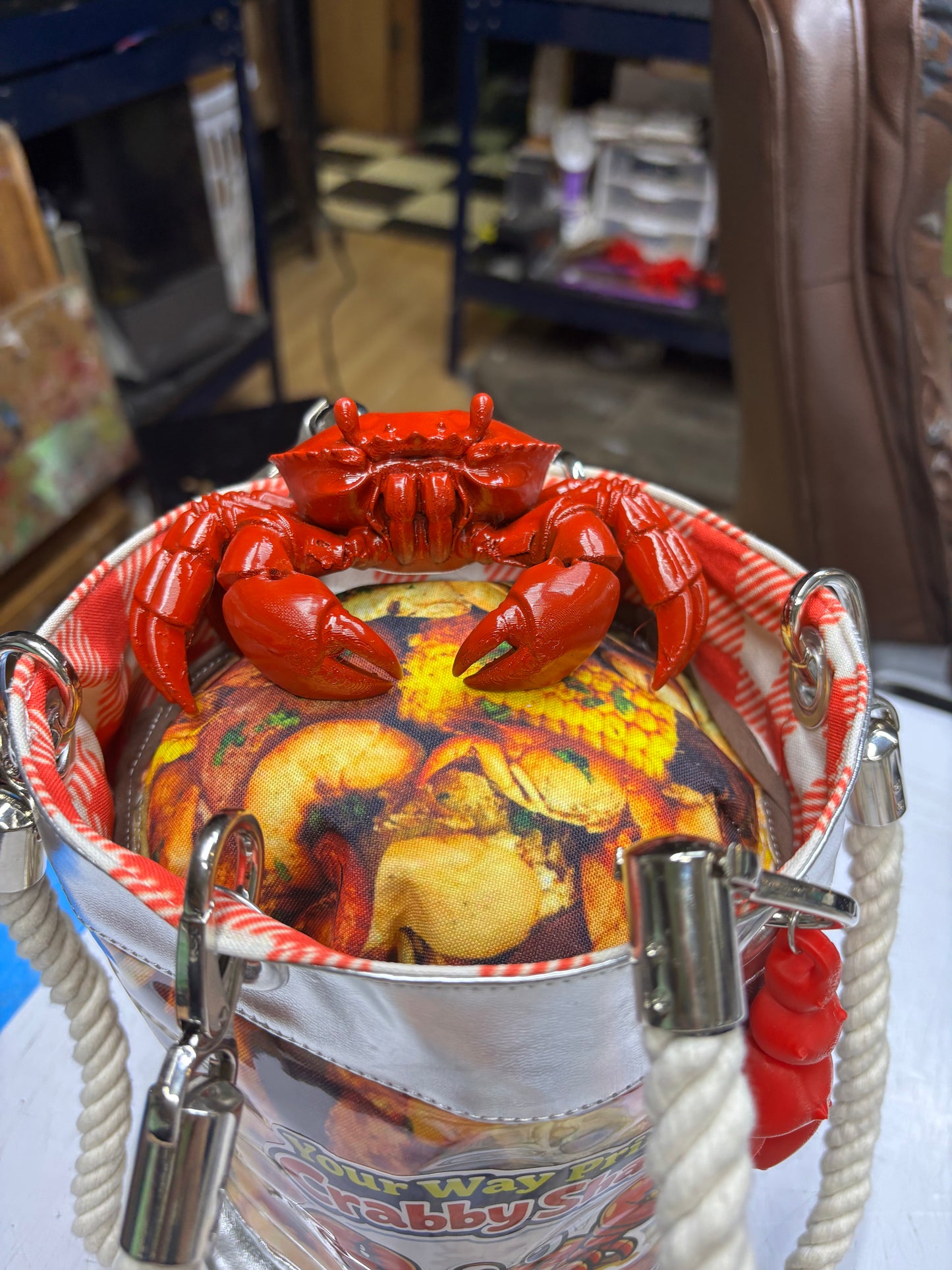 Crab boil bucket bag