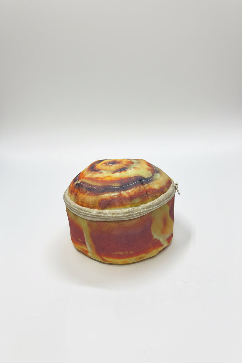 Cinnamon roll small trinket bag
