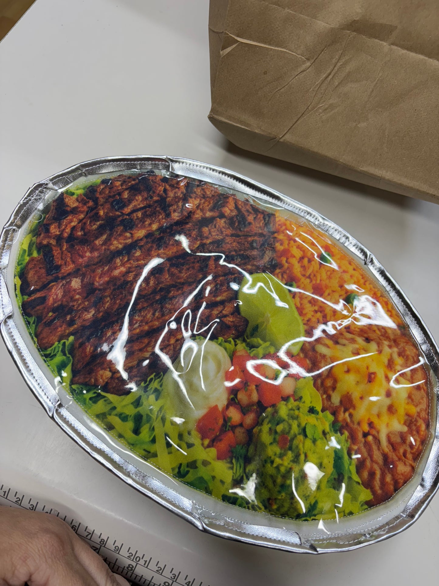 Carne Asada plate handbag