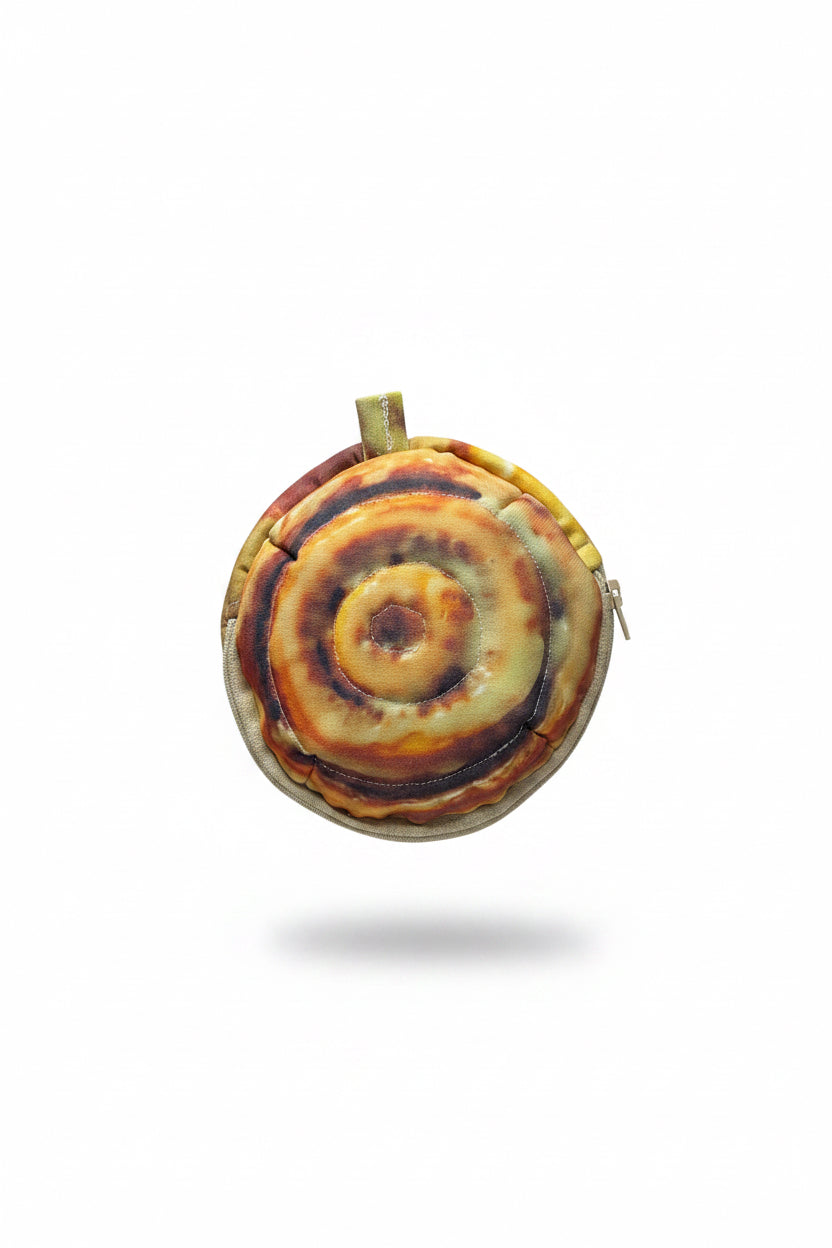 Cinnamon roll small trinket bag