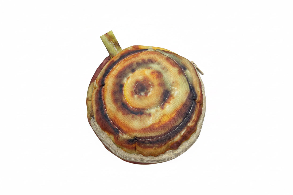 Cinnamon roll small trinket bag