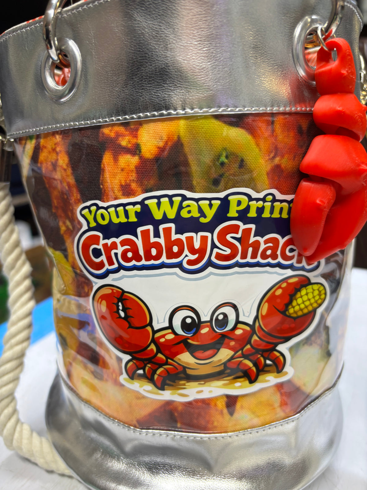 Crab boil bucket bag