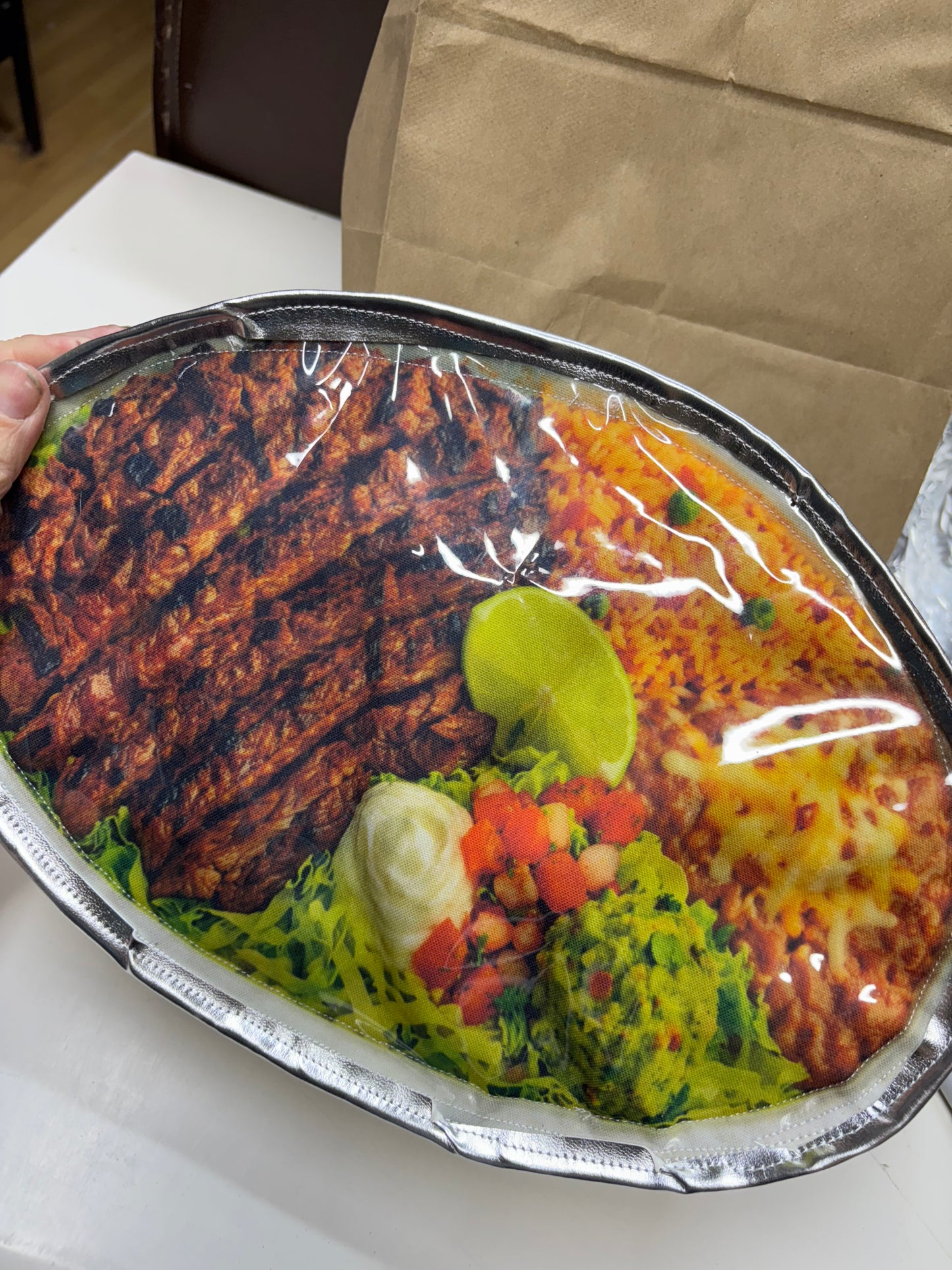 Carne Asada plate handbag