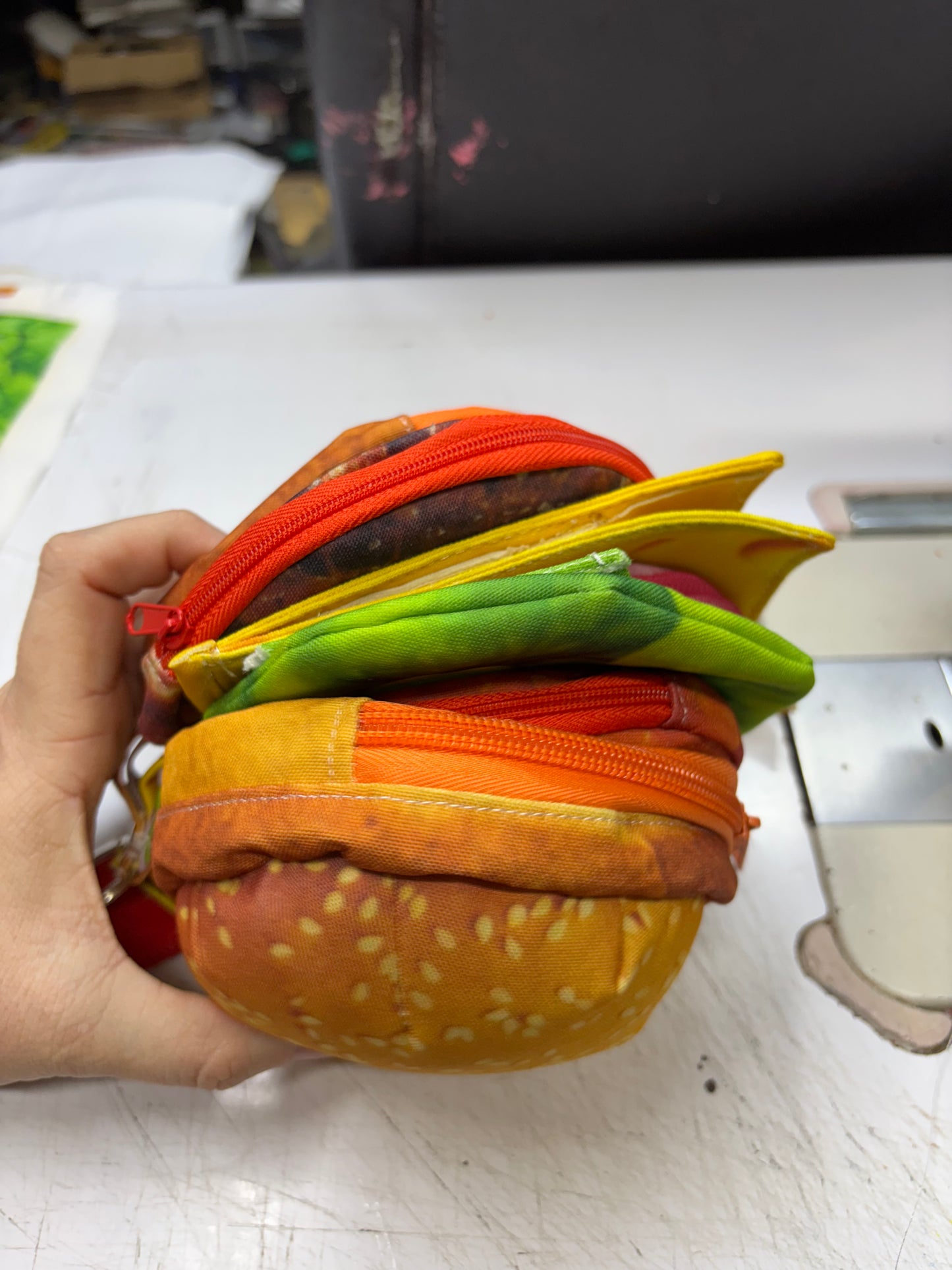 Krystals deluxe double cheeseburger wallet