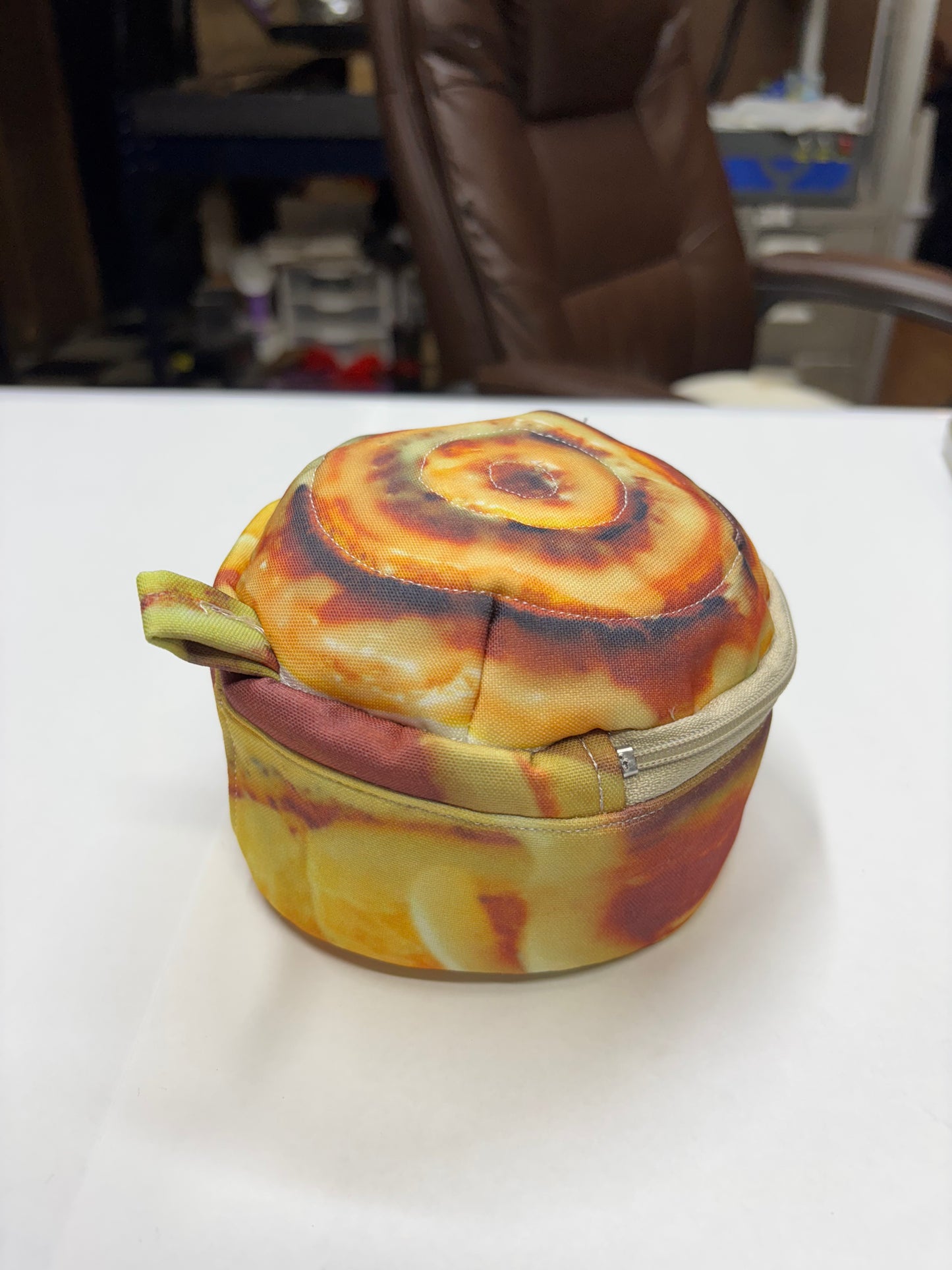 Cinnamon roll small trinket bag