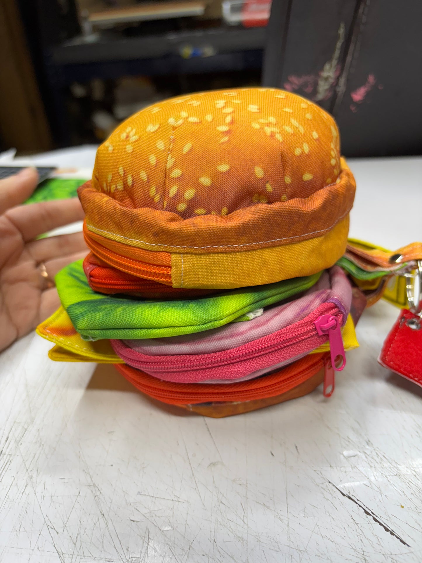 Krystals deluxe double cheeseburger wallet