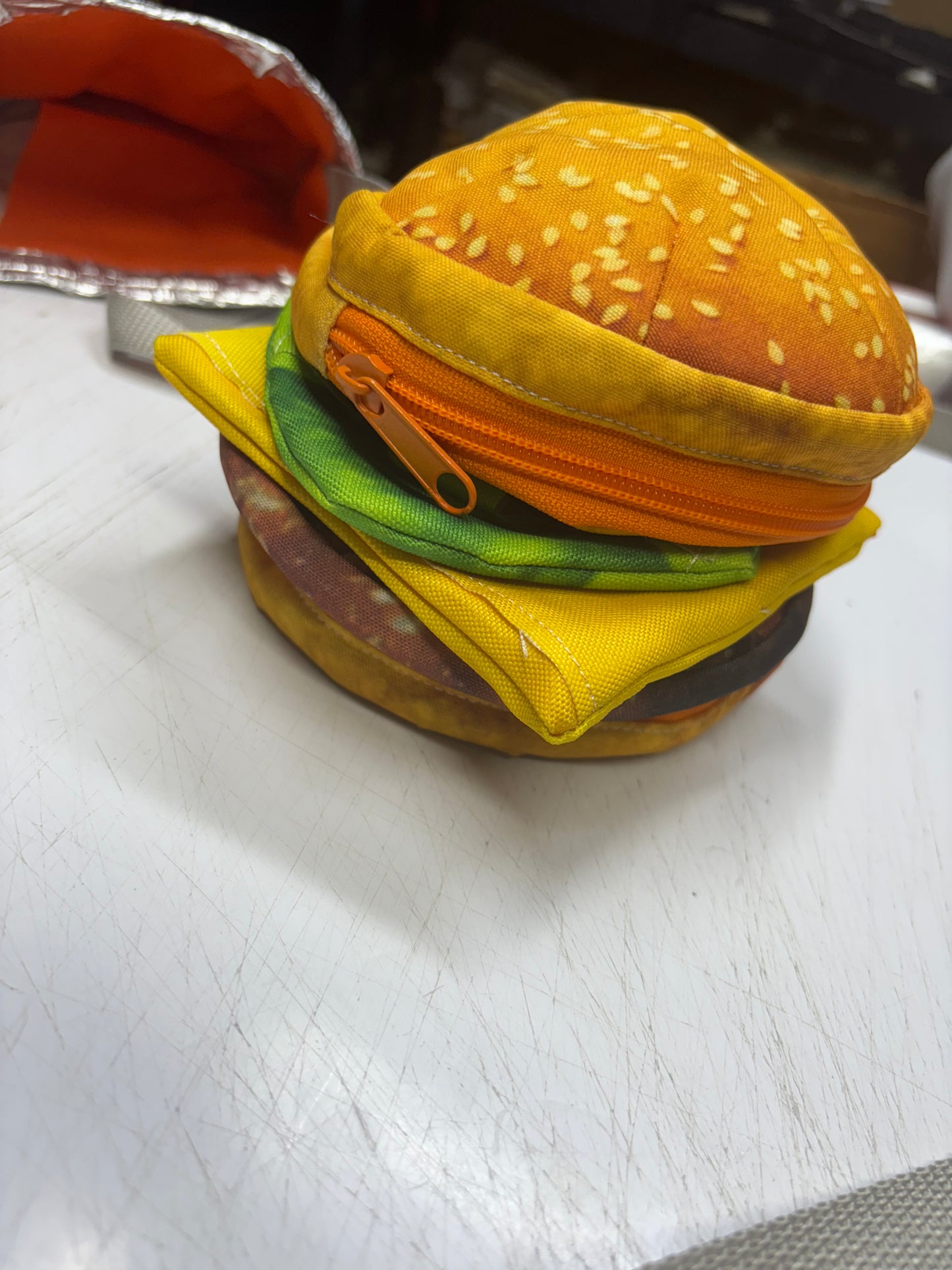 hamburger wallet with crossbody
