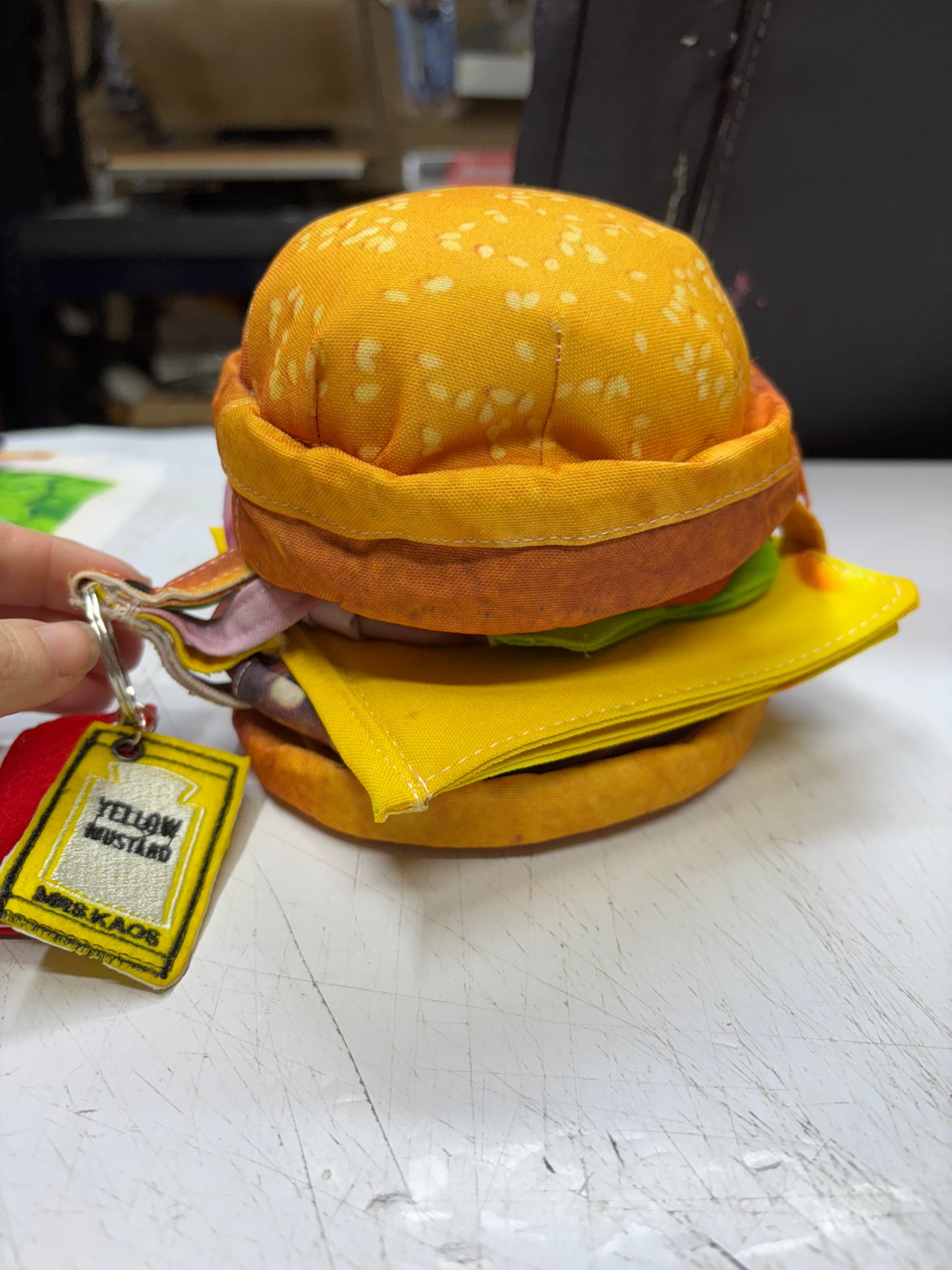 Krystals deluxe double cheeseburger wallet