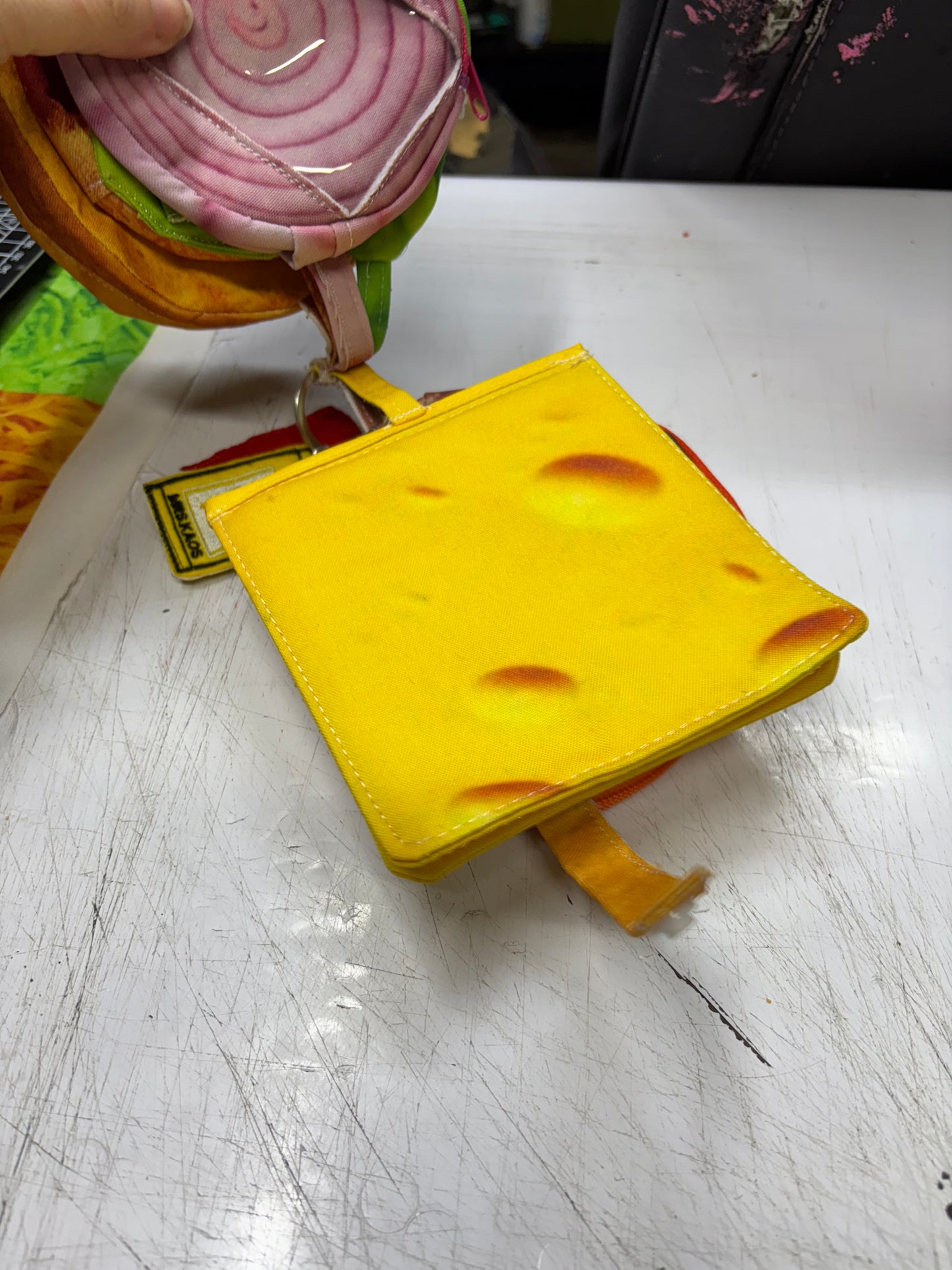 Krystals deluxe double cheeseburger wallet