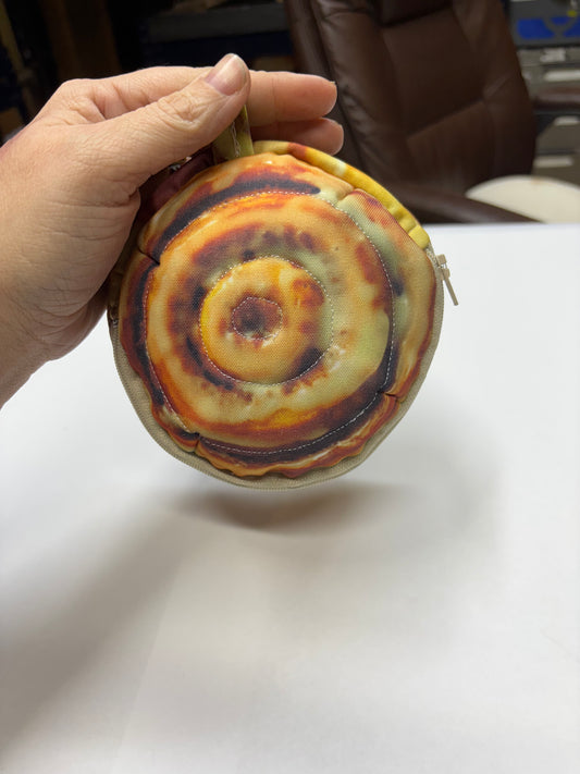 Cinnamon roll small trinket bag