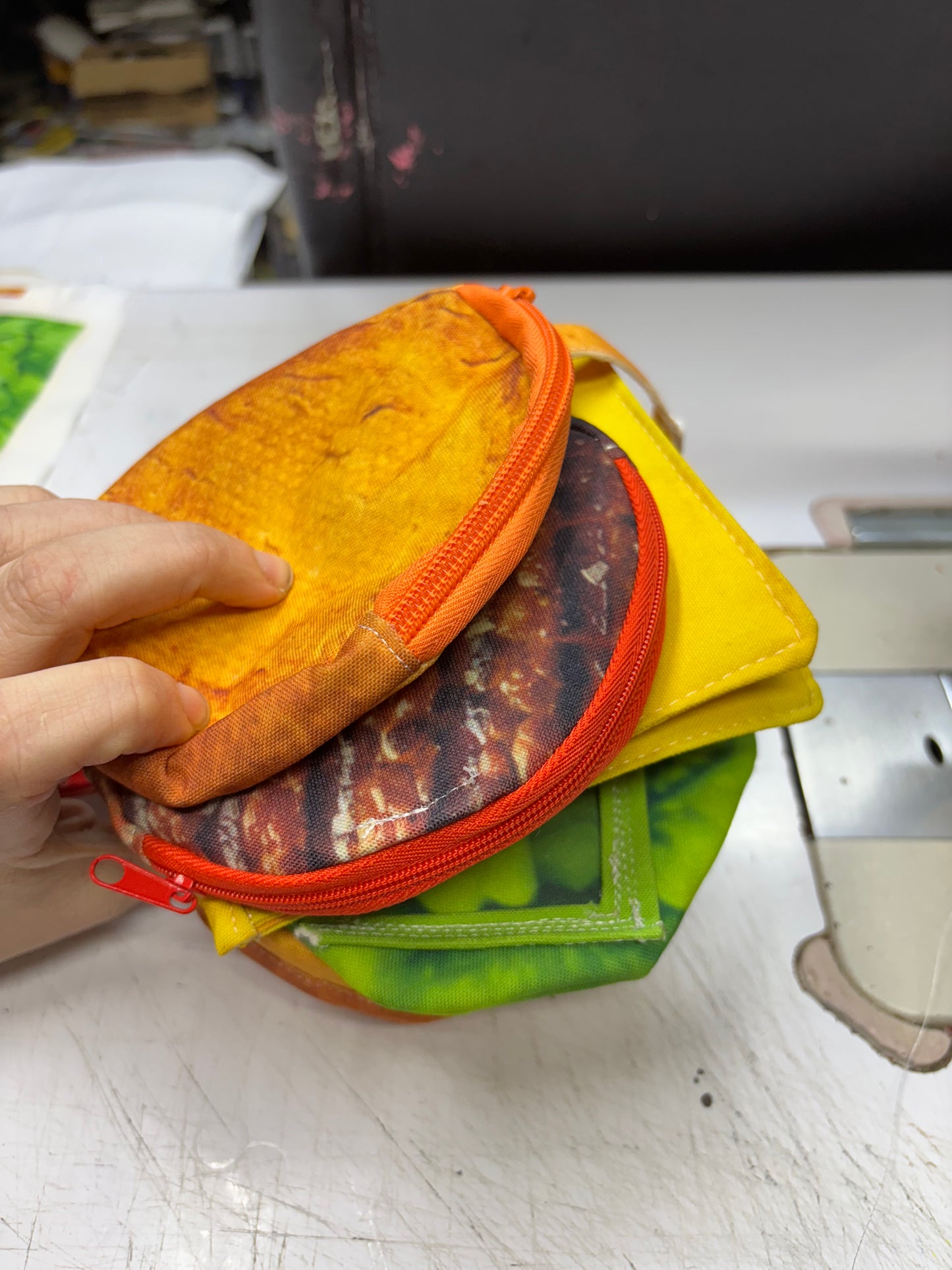 Krystals deluxe double cheeseburger wallet