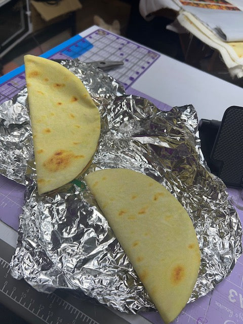 two supreme taco coin purses