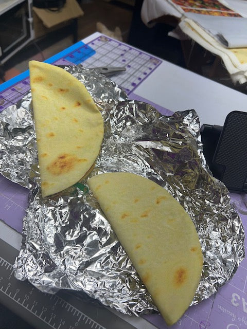 two supreme taco coin purses